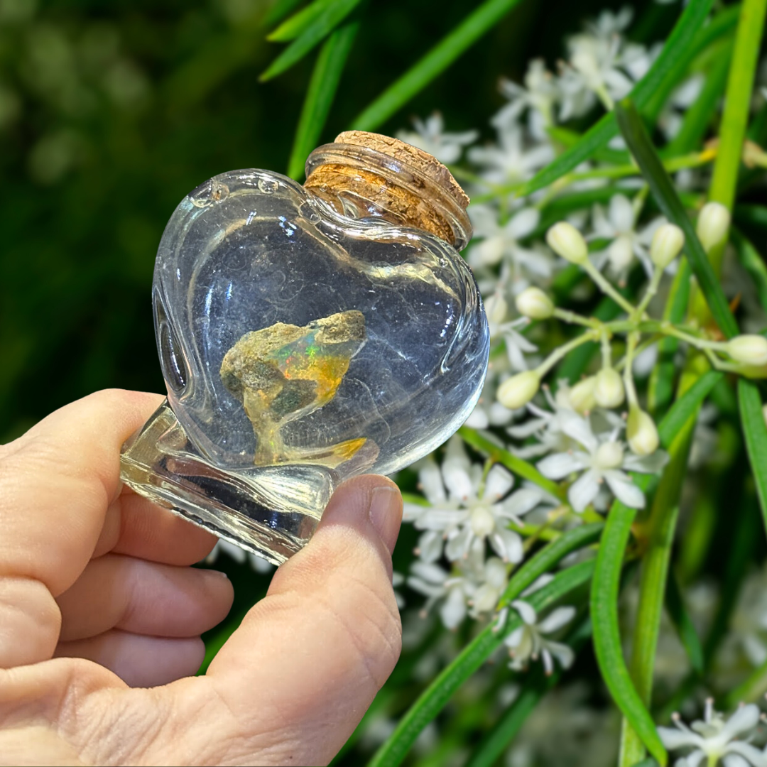 Heart Shaped - Opal Jar