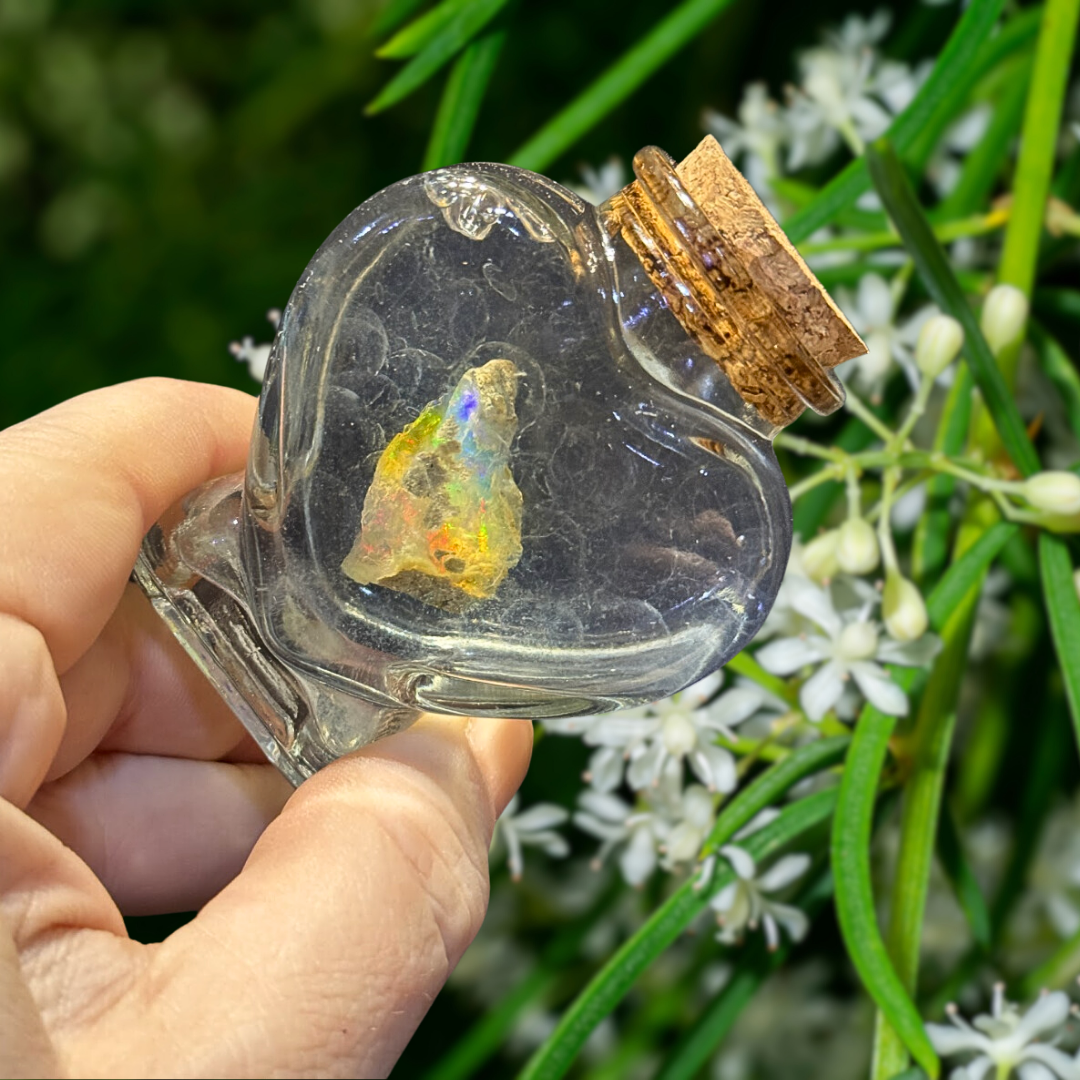 Heart Shaped - Opal Jar