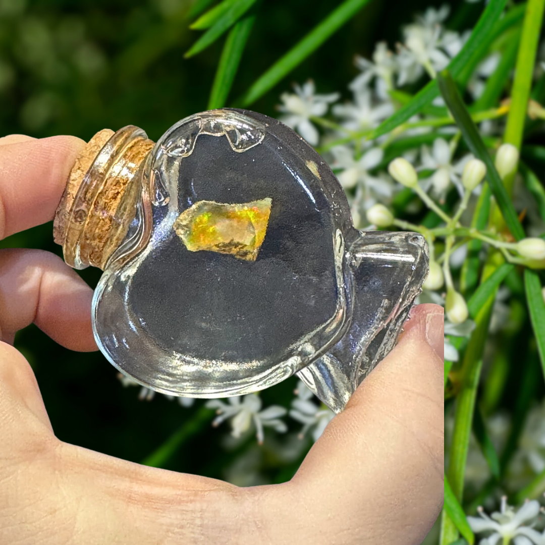 Heart Shaped - Opal Jar