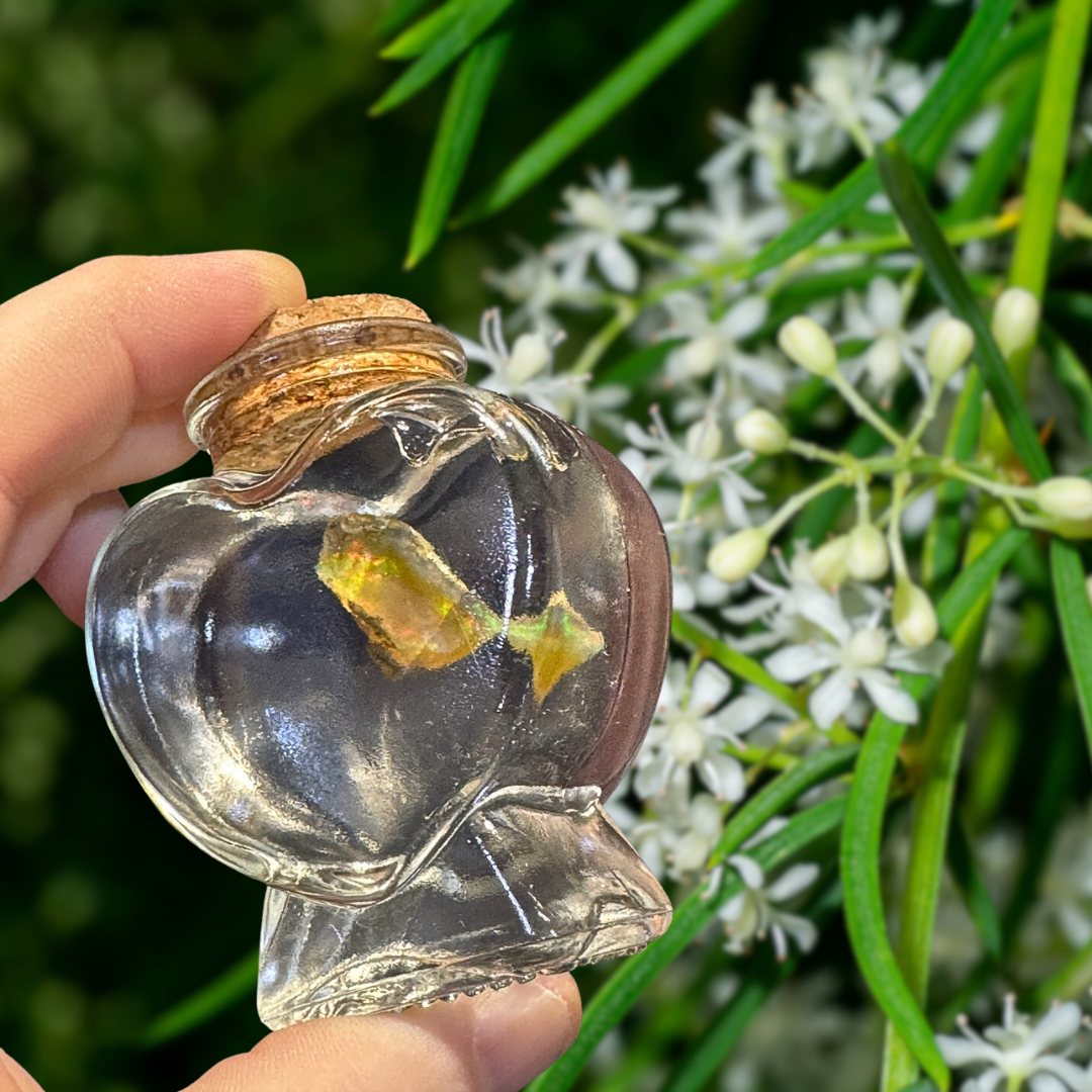 Heart Shaped - Opal Jar