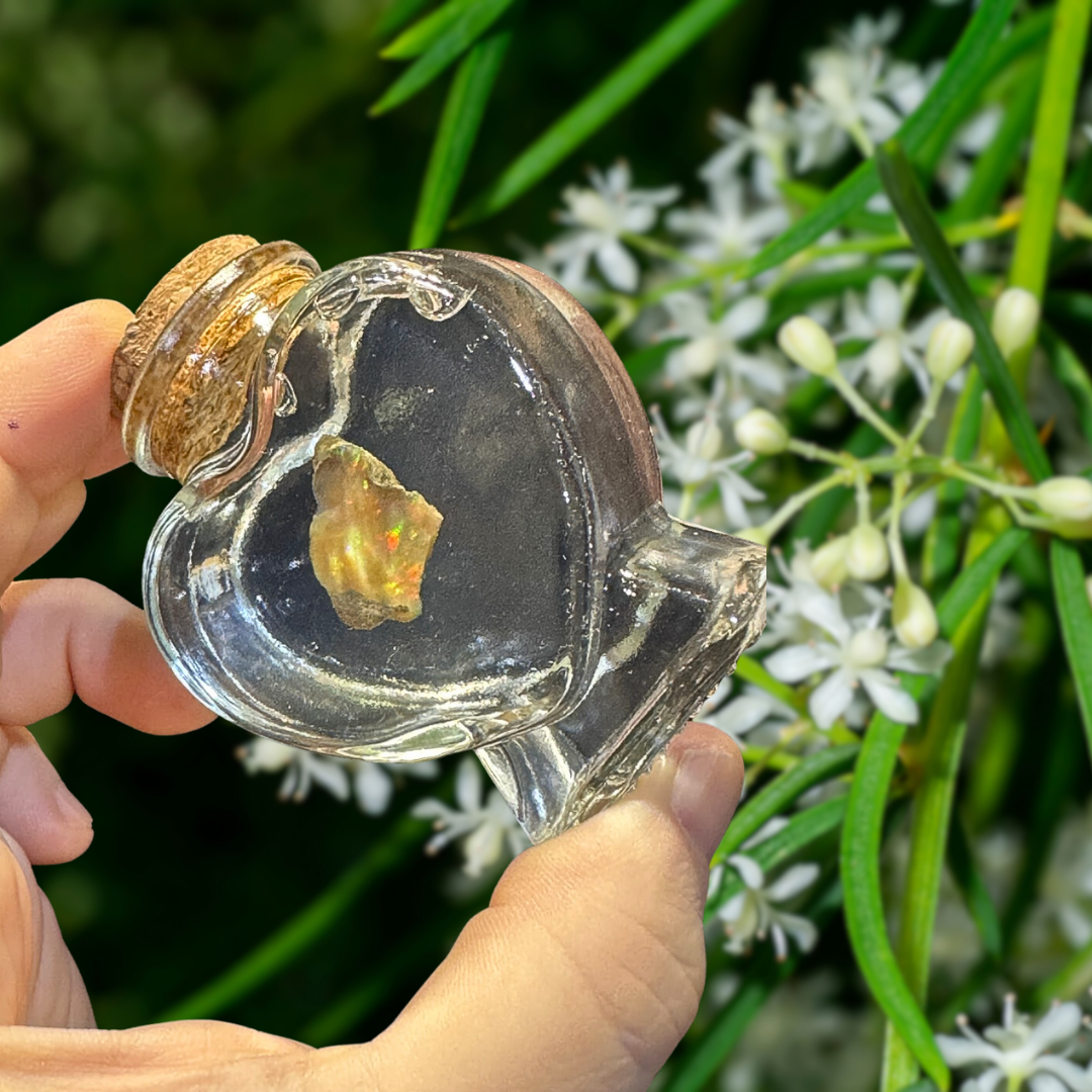 Heart Shaped - Opal Jar