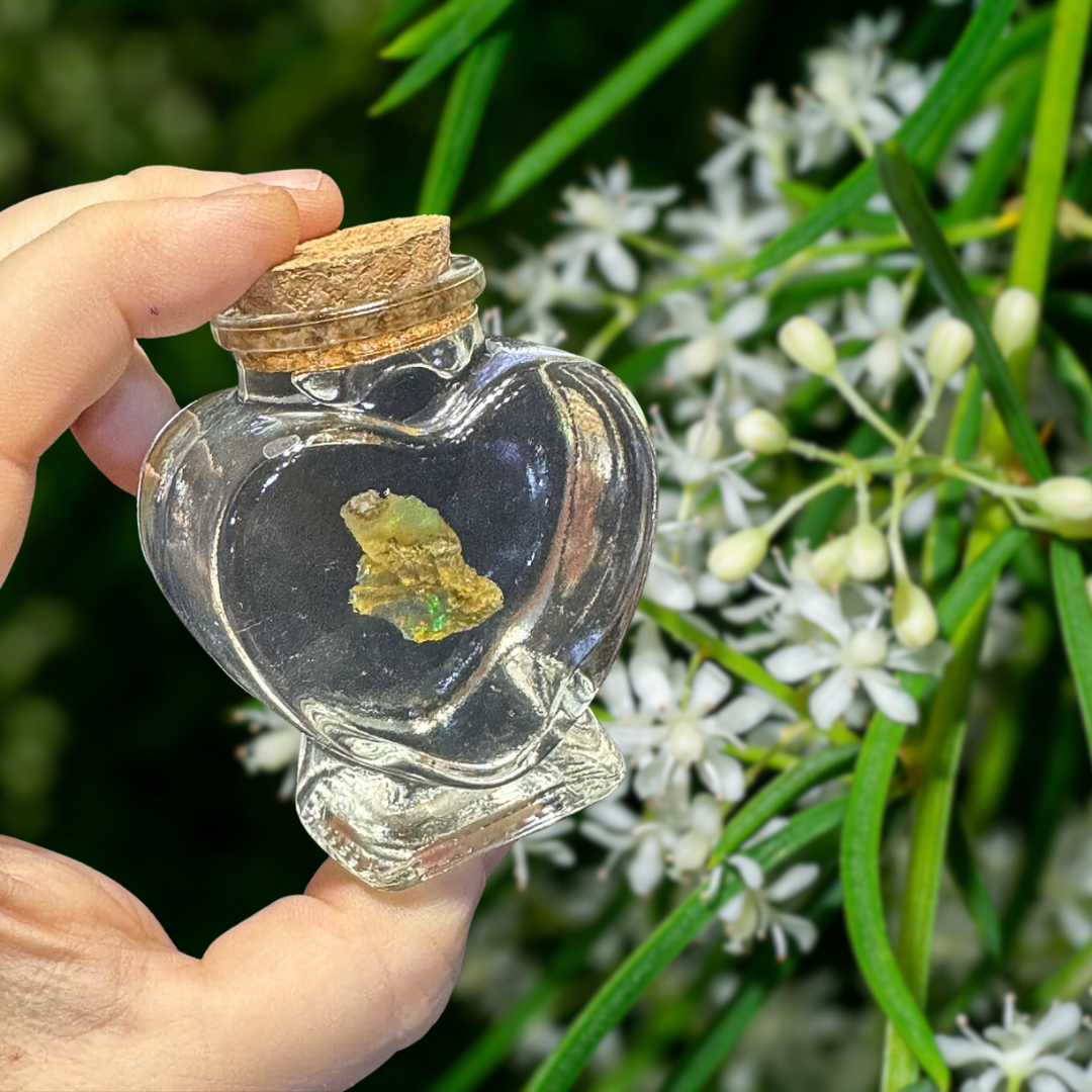 Heart Shaped - Opal Jar