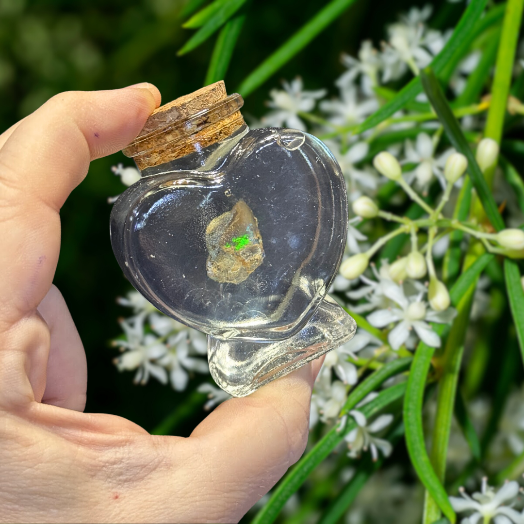 Heart Shaped - Opal Jar
