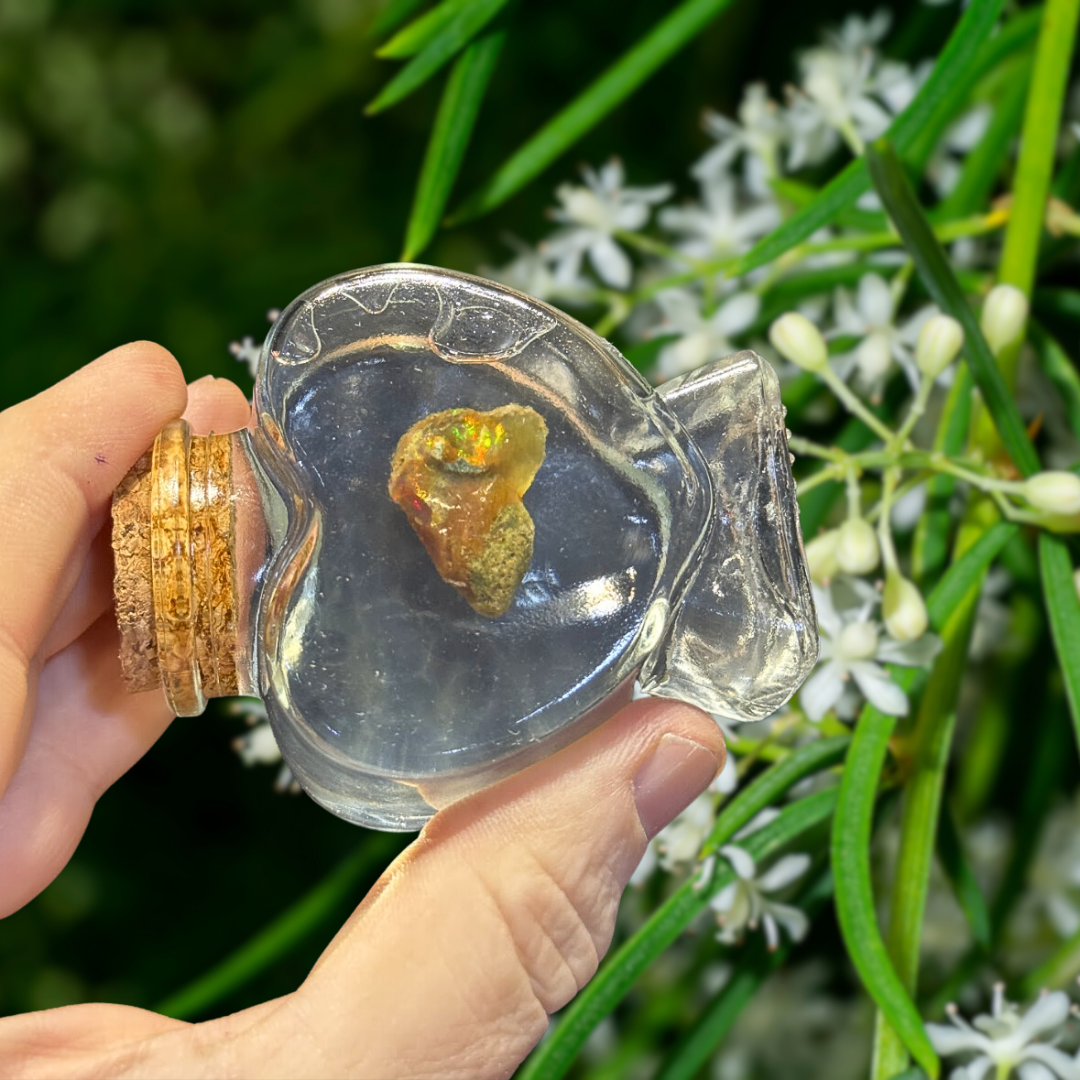 Heart Shaped - Opal Jar