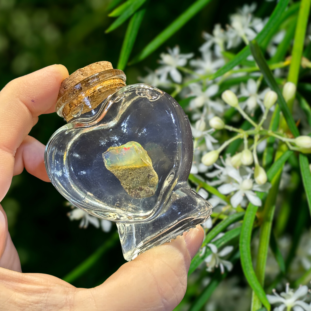 Heart Shaped - Opal Jar