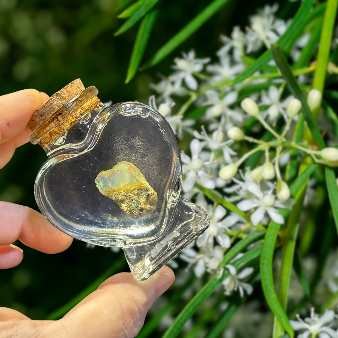 Heart Shaped - Opal Jar