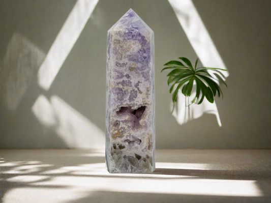 Extra-Large Amethyst Citrine Tower