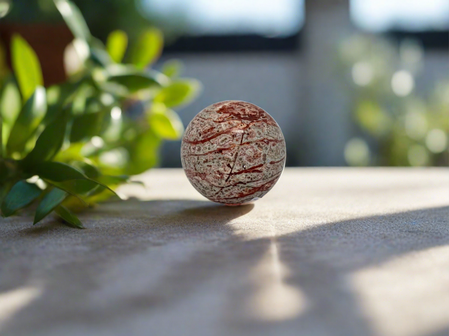 Leopard Skin Jasper Sphere