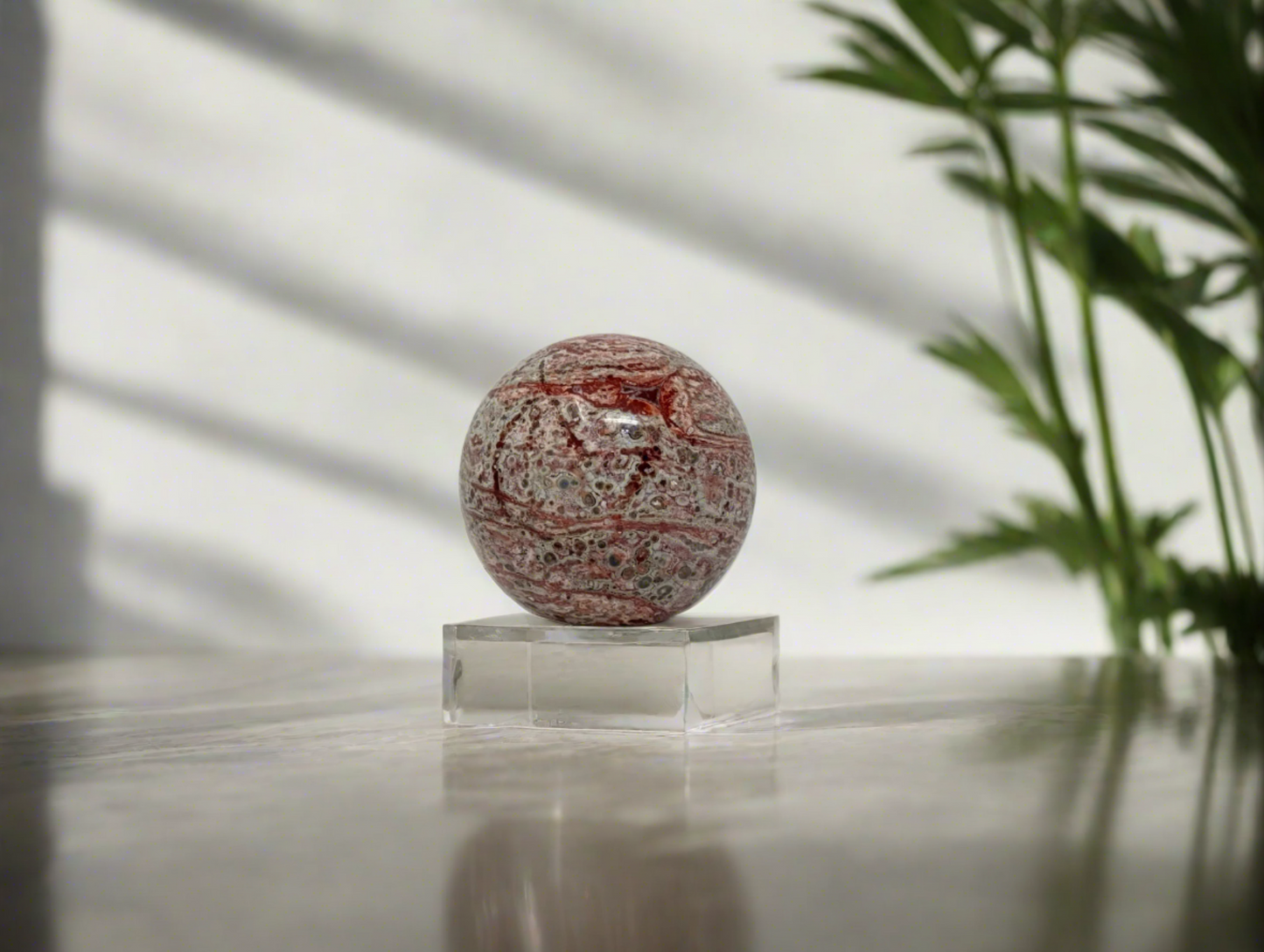Leopard Skin Jasper Sphere