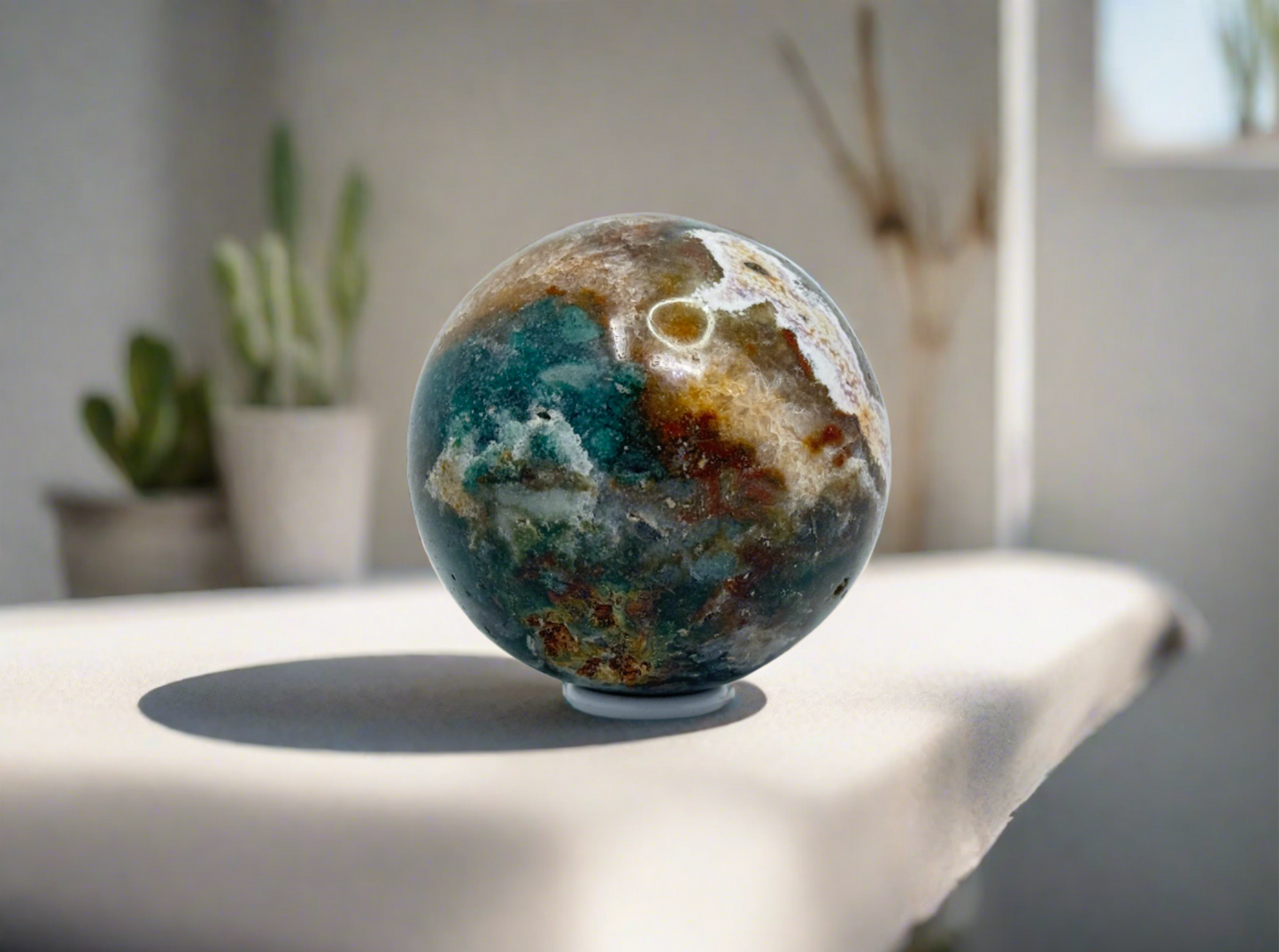 Ocean Jasper Sphere
