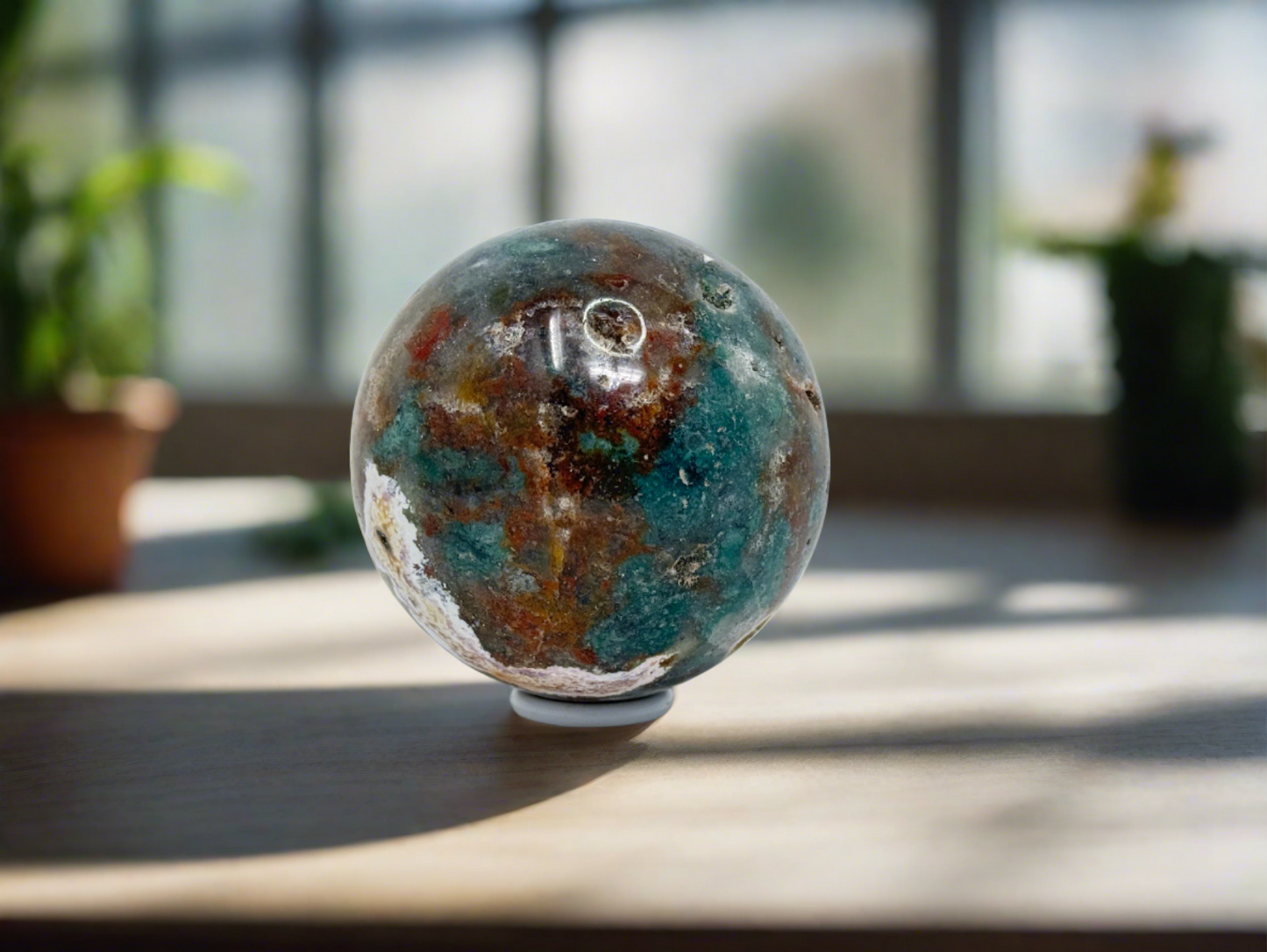 Ocean Jasper Sphere