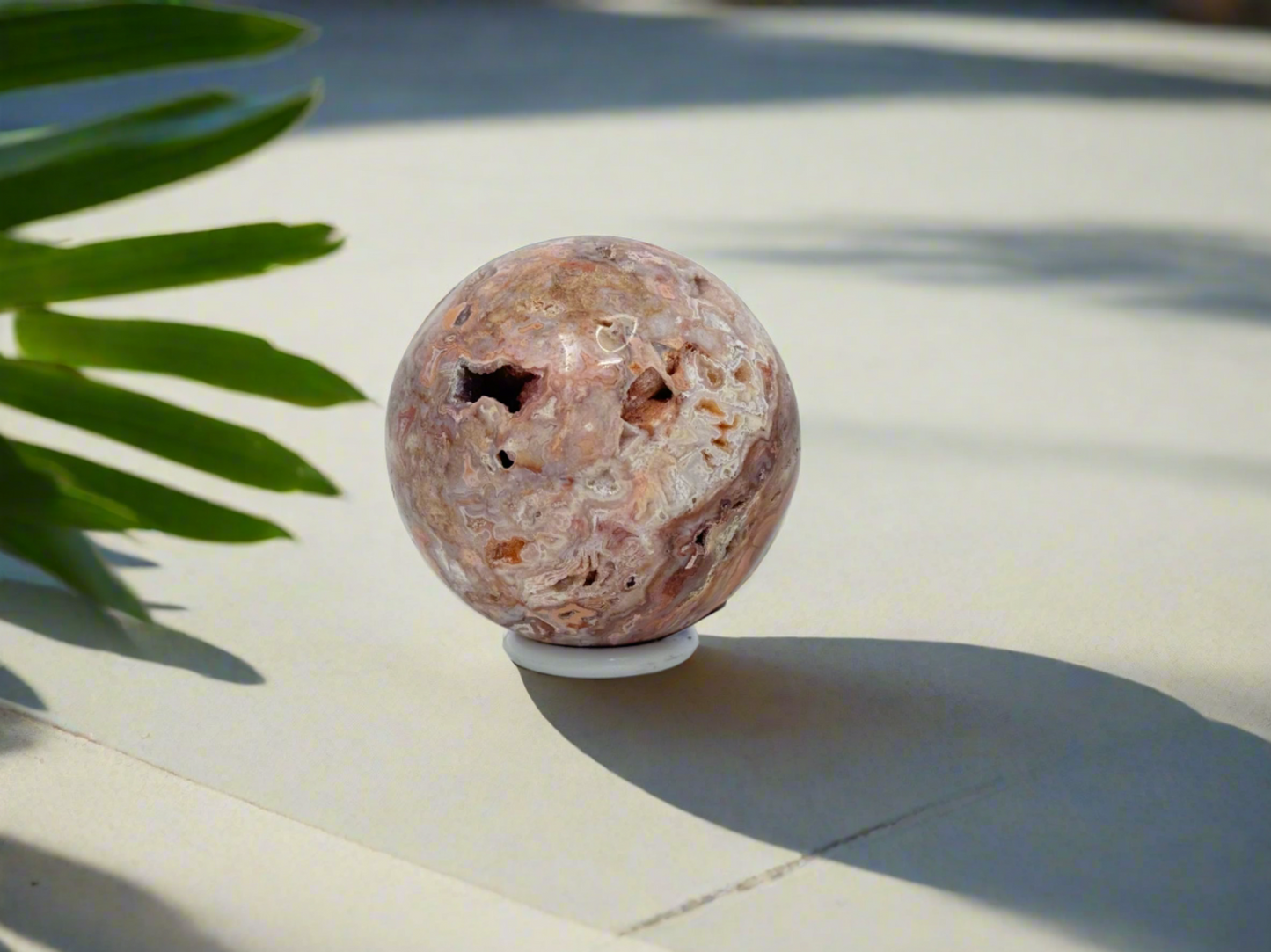 Indonesian Lace Agate Sphere