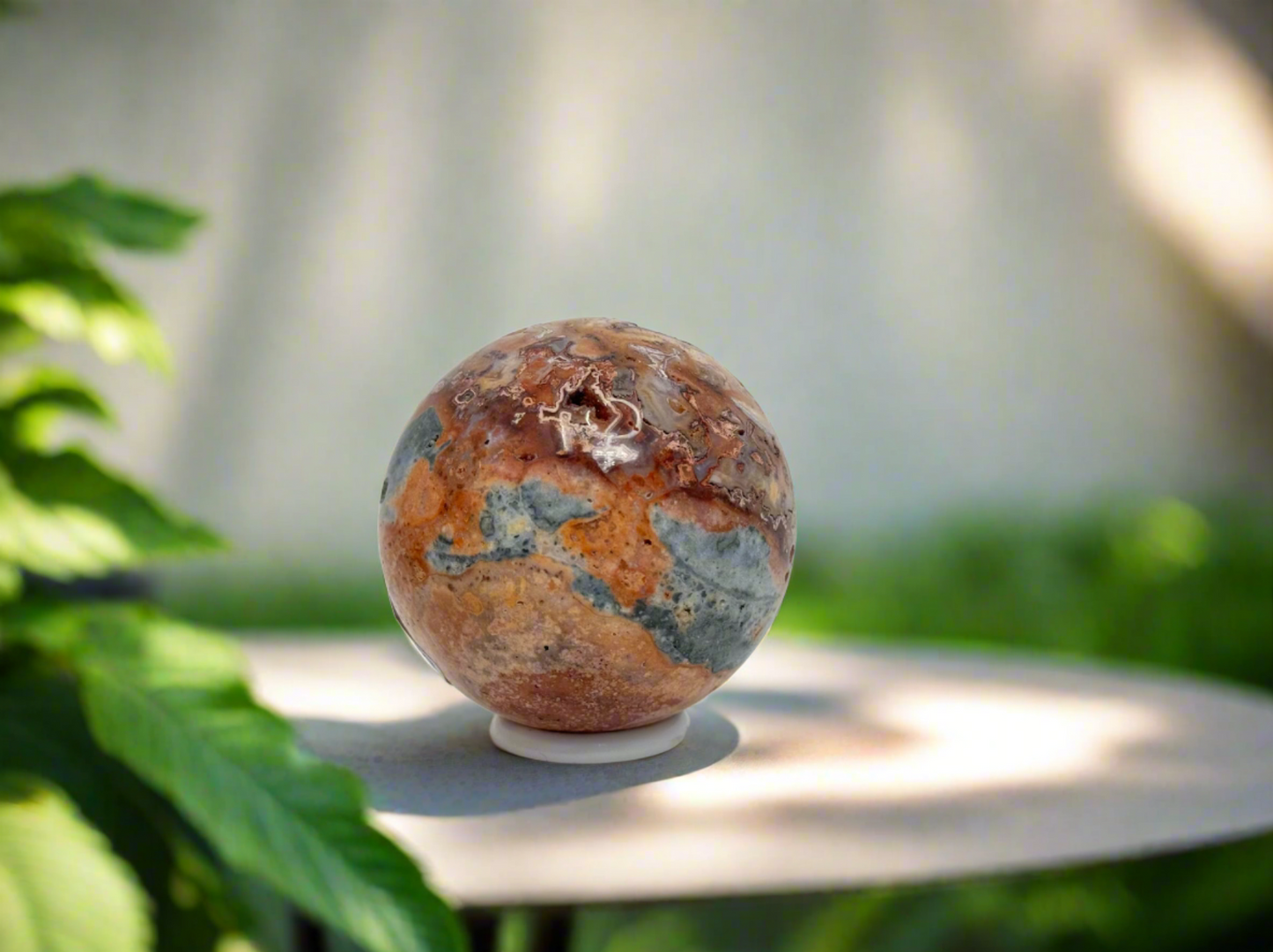 Indonesian Lace Agate Sphere