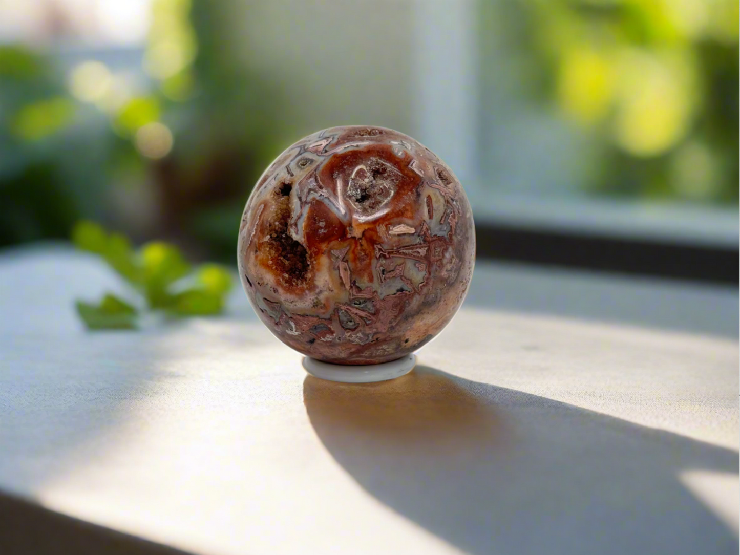 Indonesian Lace Agate Sphere