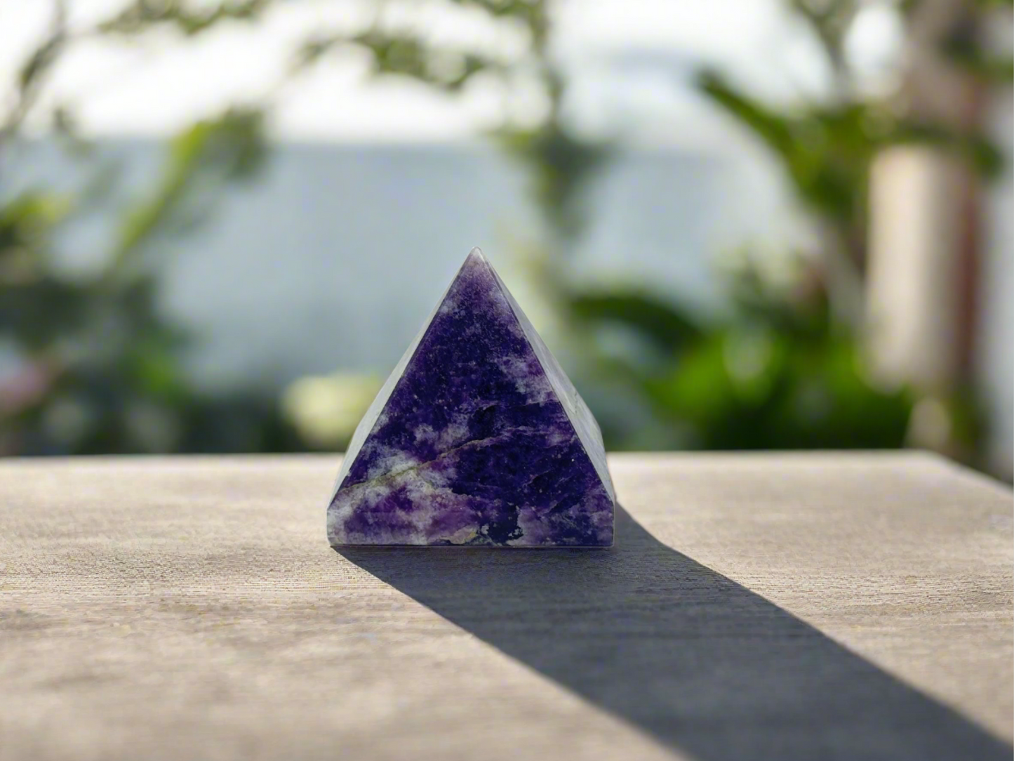 Lepidolite Pyramid