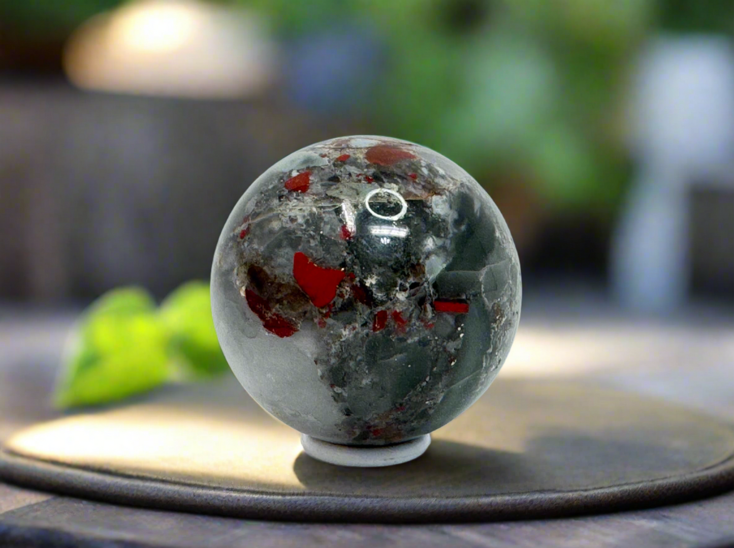 African Bloodstone Sphere