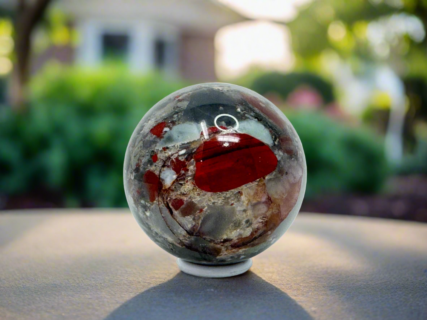 African Bloodstone Sphere