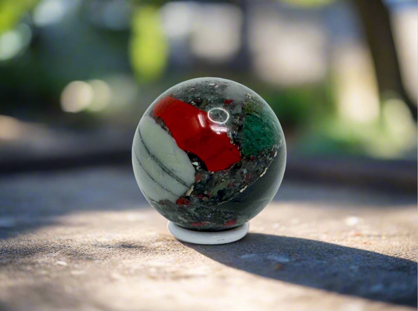 African Bloodstone Sphere
