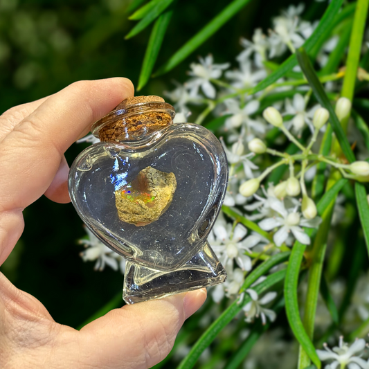 Heart Shaped - Opal Jar