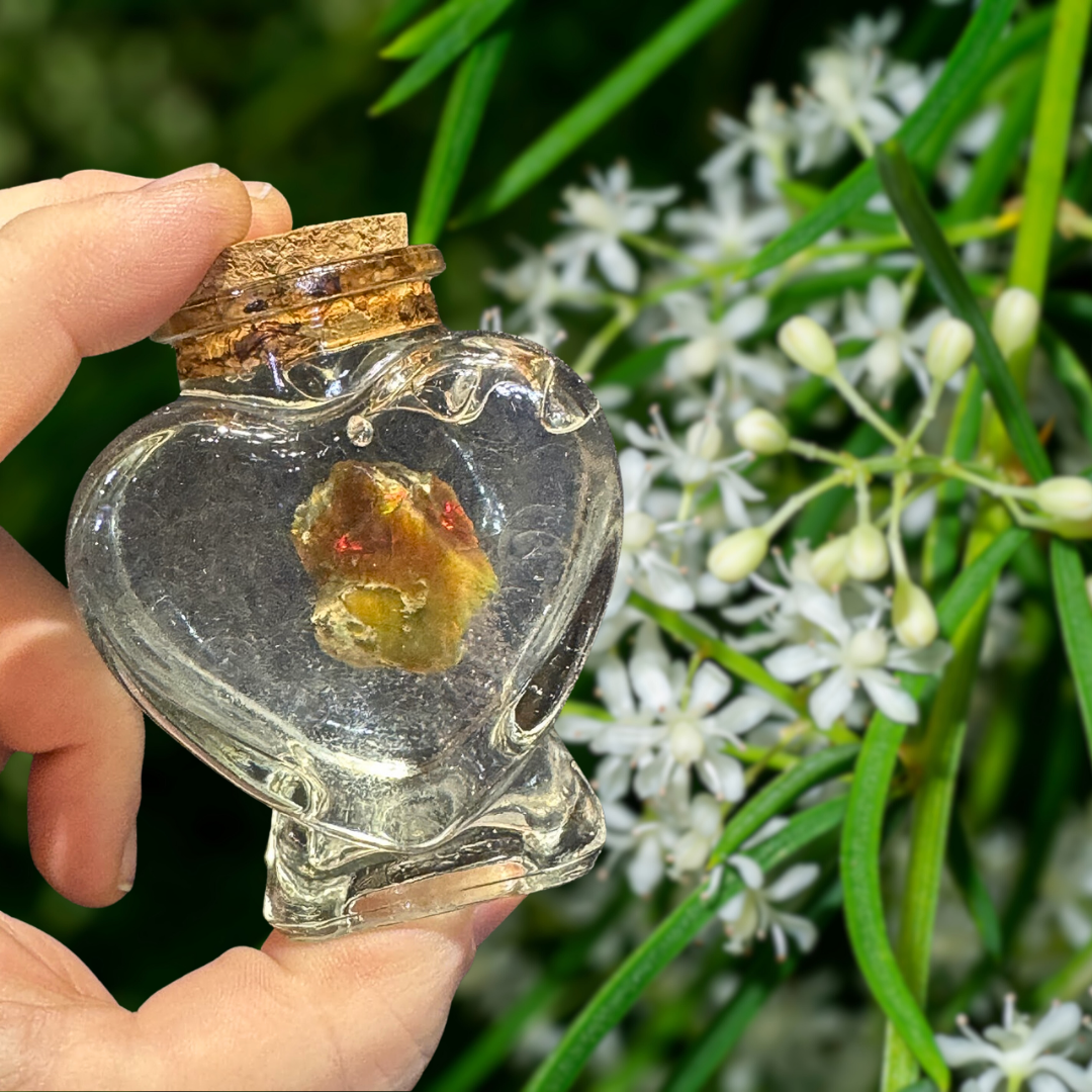 Heart Shaped - Opal Jar 29