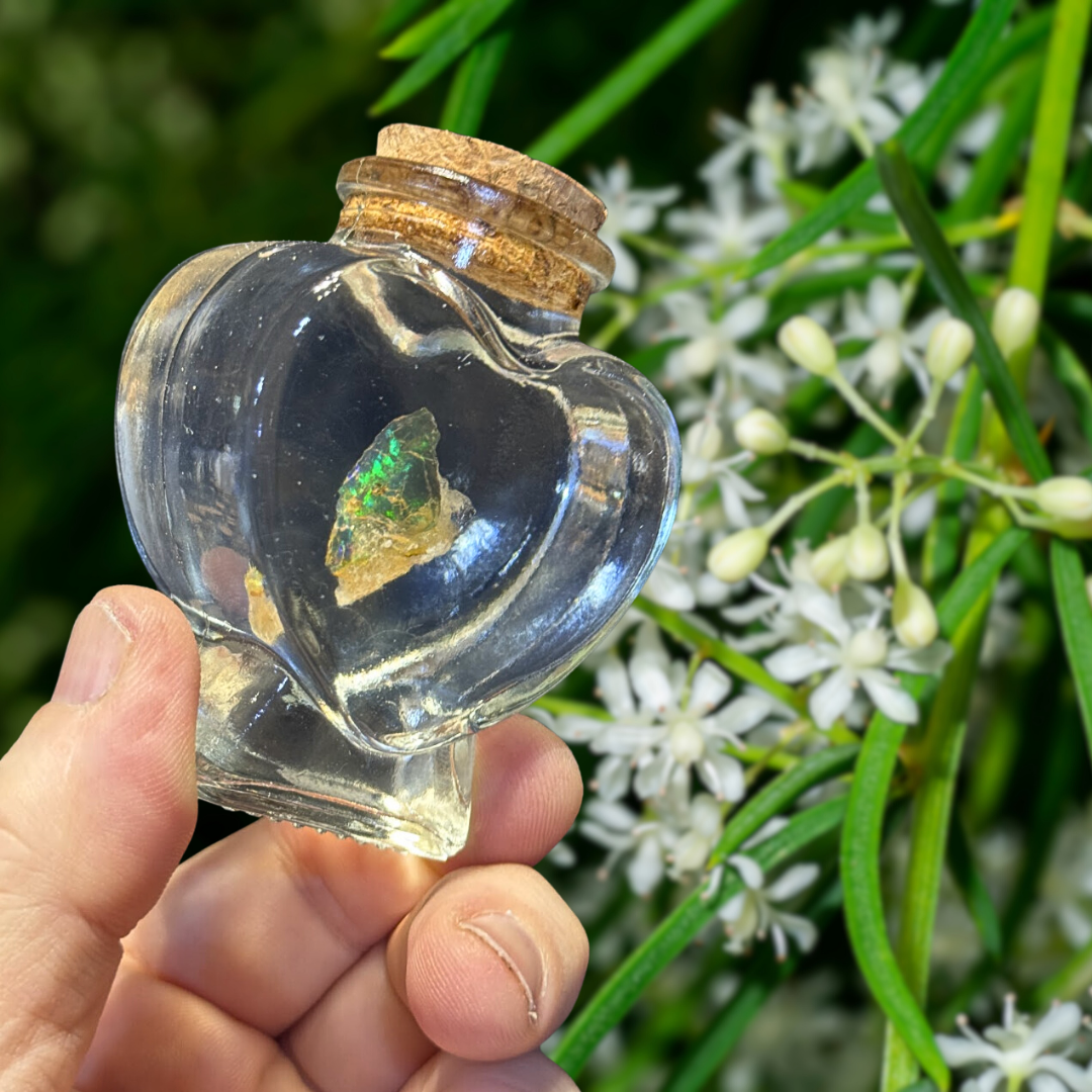 Heart Shaped - Opal Jar 44
