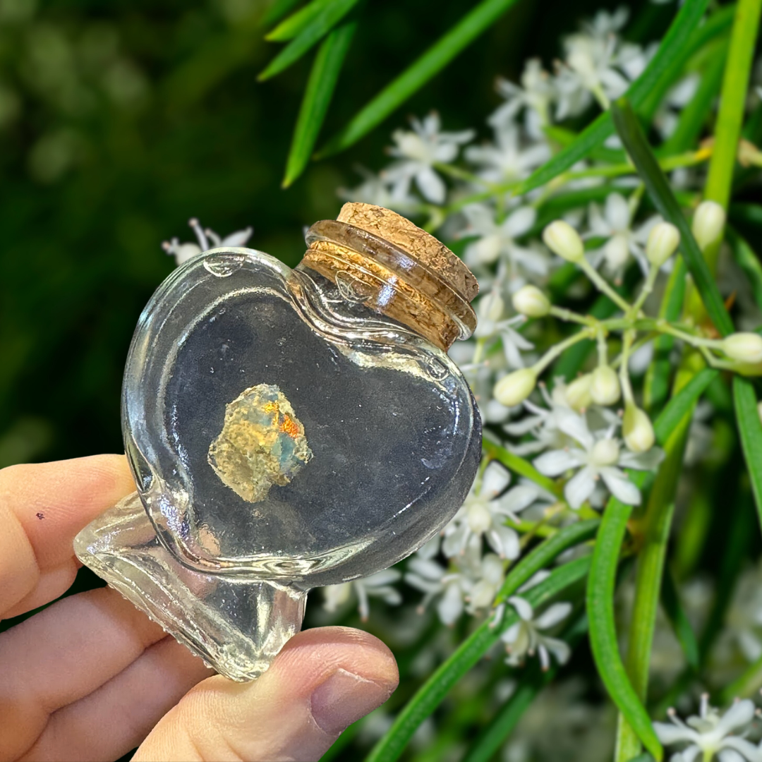 Heart Shaped - Opal Jar 49