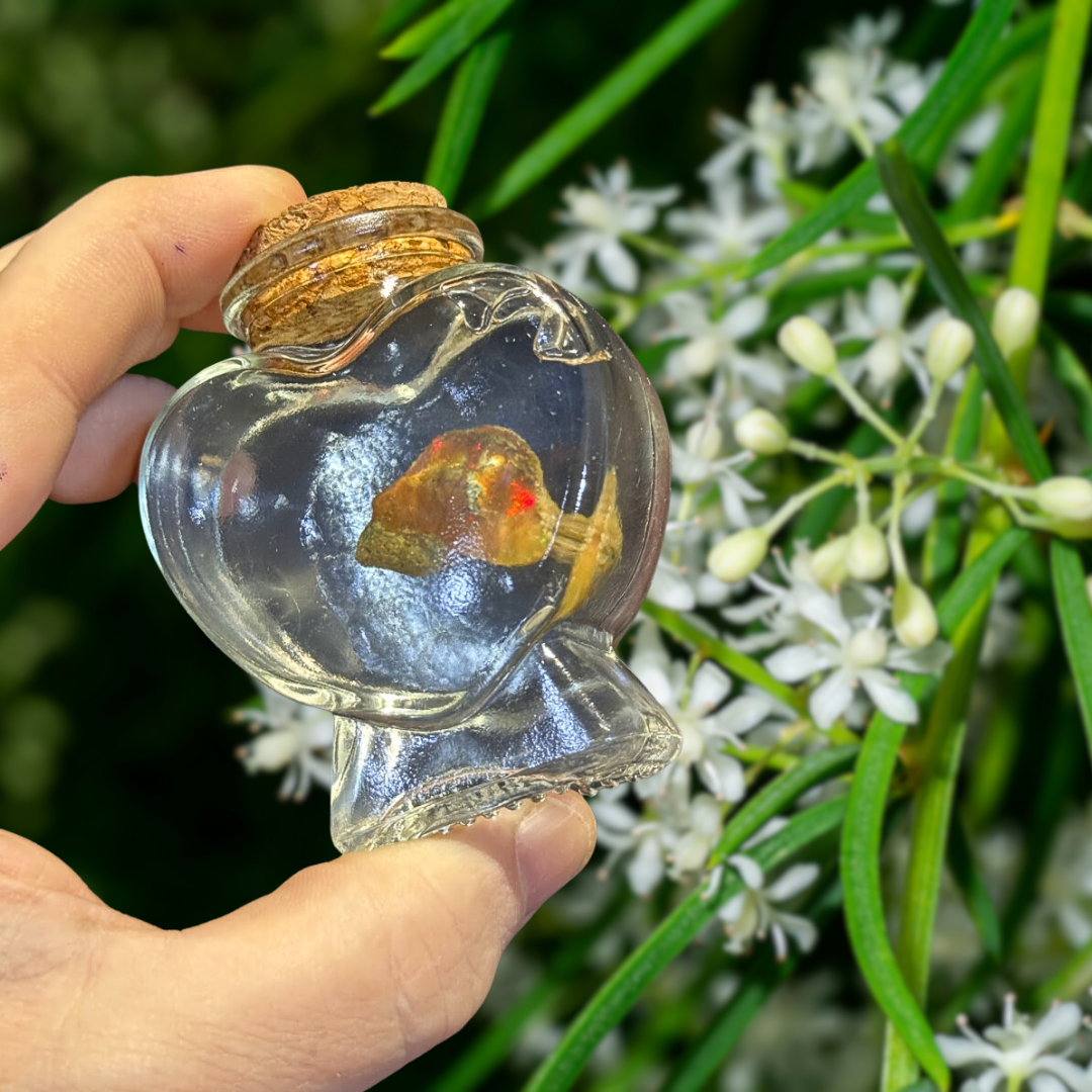 Heart Shaped - Opal Jar 69