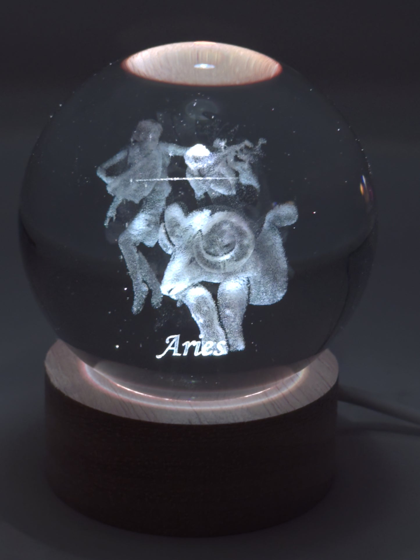 Zodiac Hologram Sphere Aries