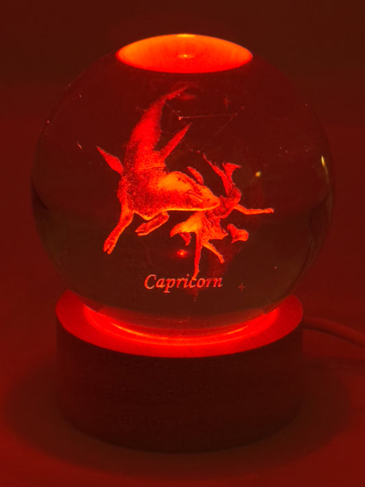 Zodiac Hologram Sphere Capricorn