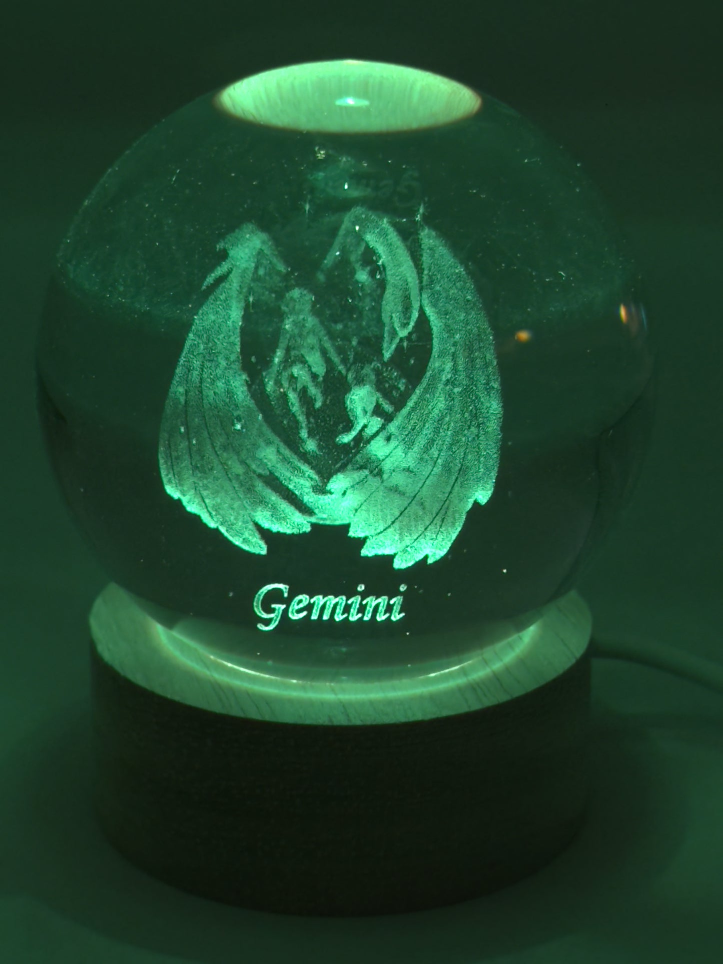 Zodiac Hologram Sphere Gemini