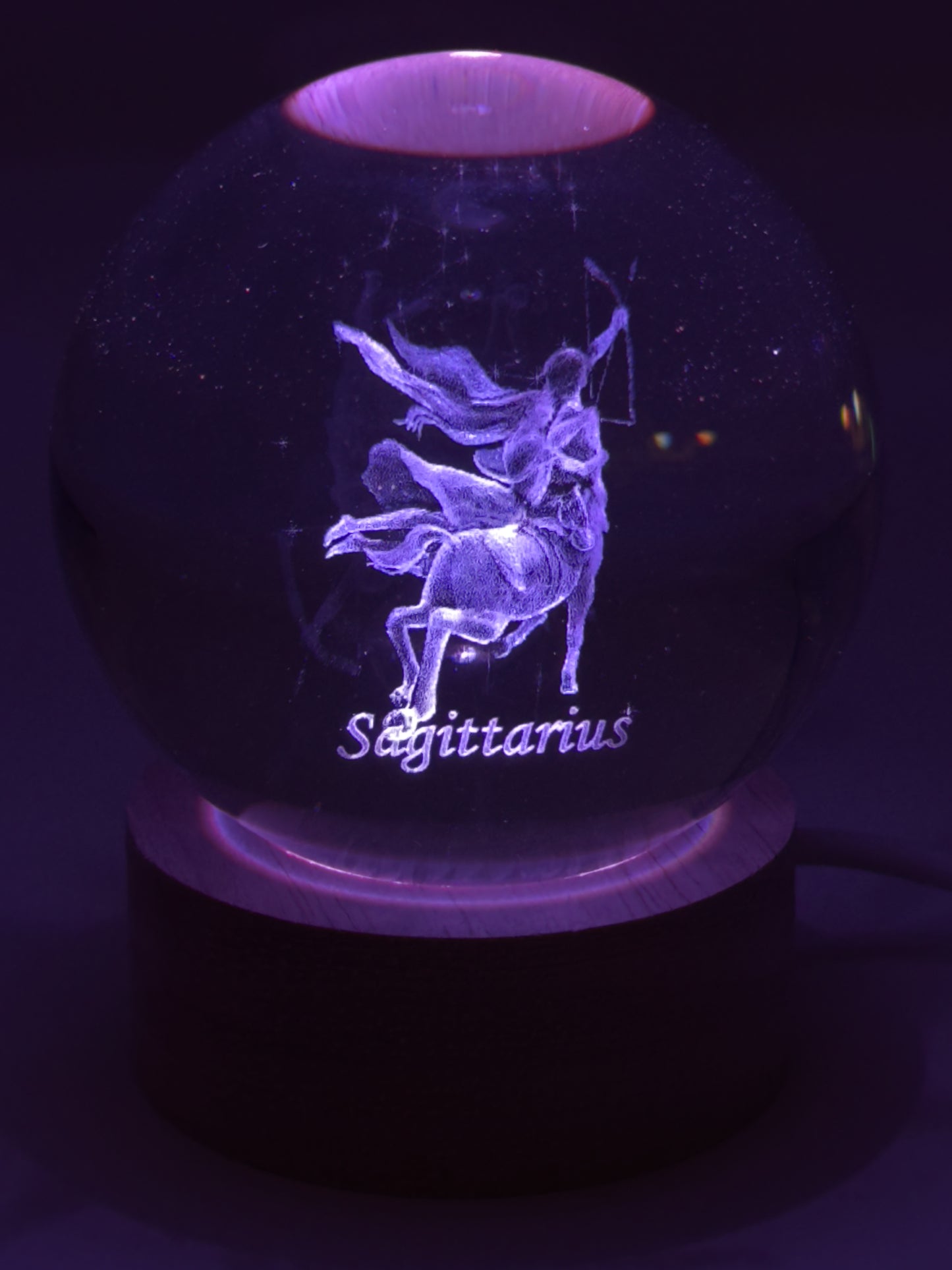 Zodiac Hologram Sphere Sagittarius