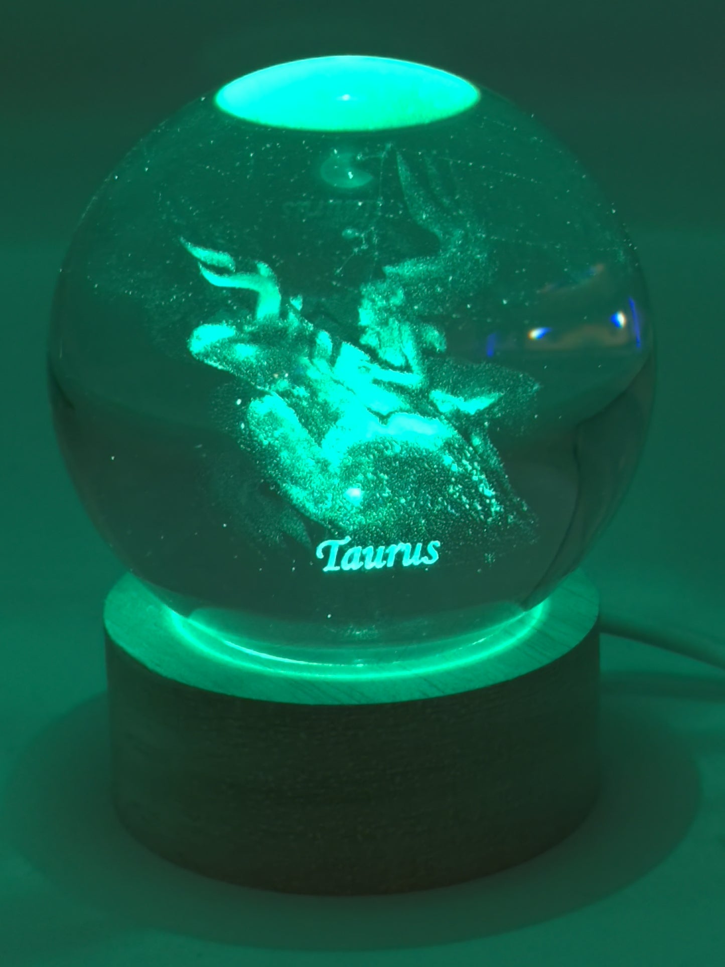 Zodiac Hologram Sphere Taurus