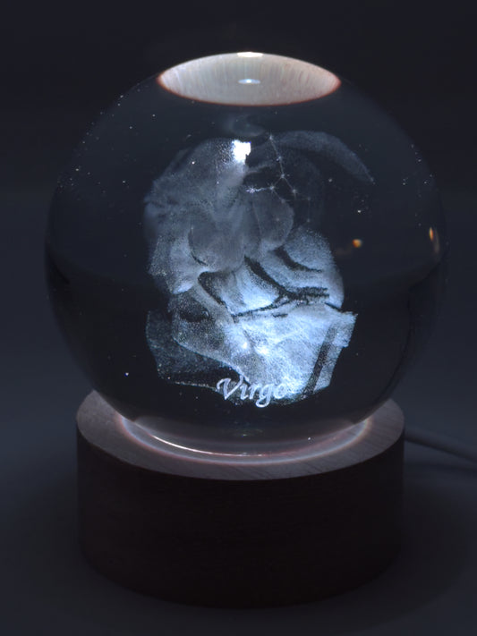 Zodiac Hologram Sphere Virgo