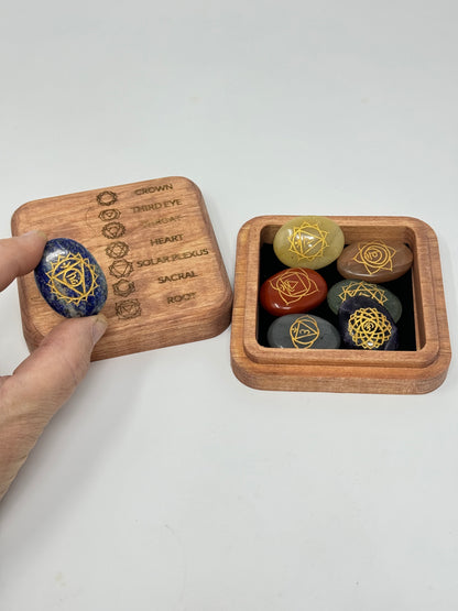 Chakra Stone Box Set Mixed Ovals