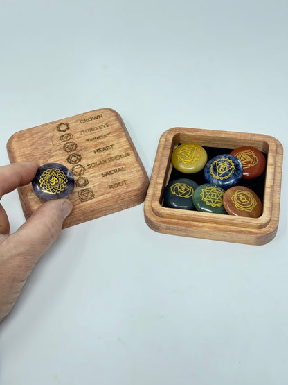 Chakra Stone Box Set Mixed Rounds