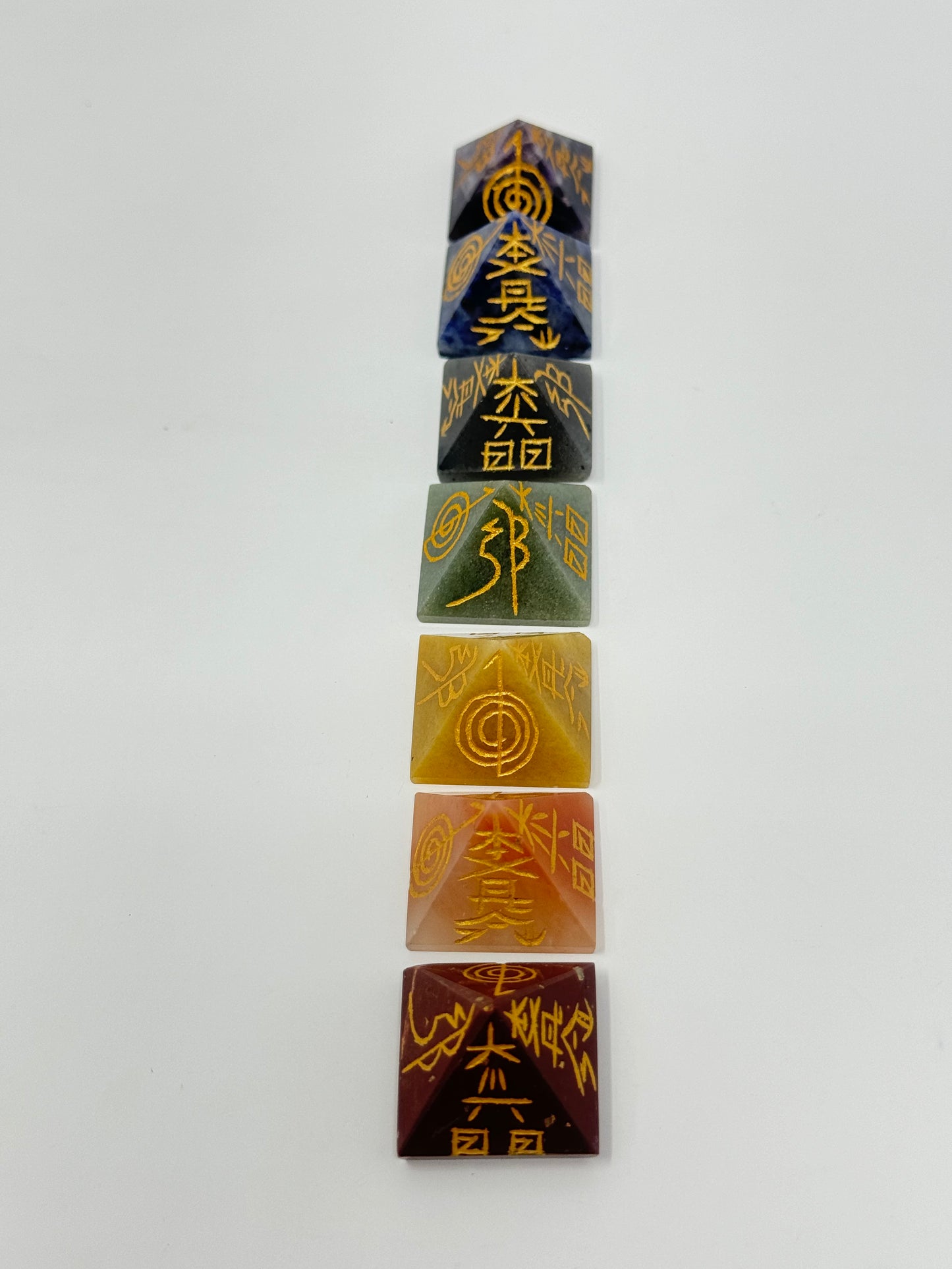 Chakra Mini Pyramid Box Set