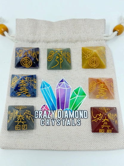 Chakra Mini Pyramid Bag Set