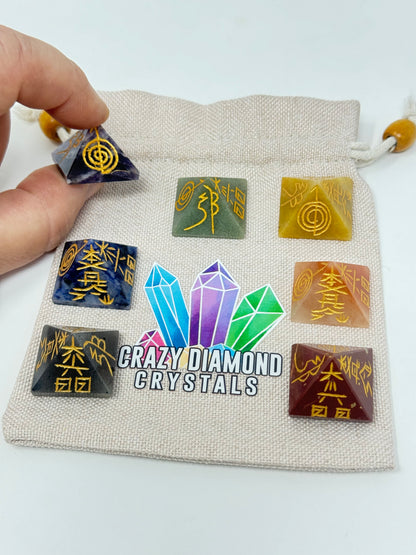 Chakra Mini Pyramid Bag Set