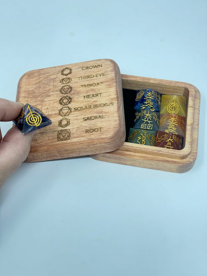 Chakra Mini Pyramid Box Set