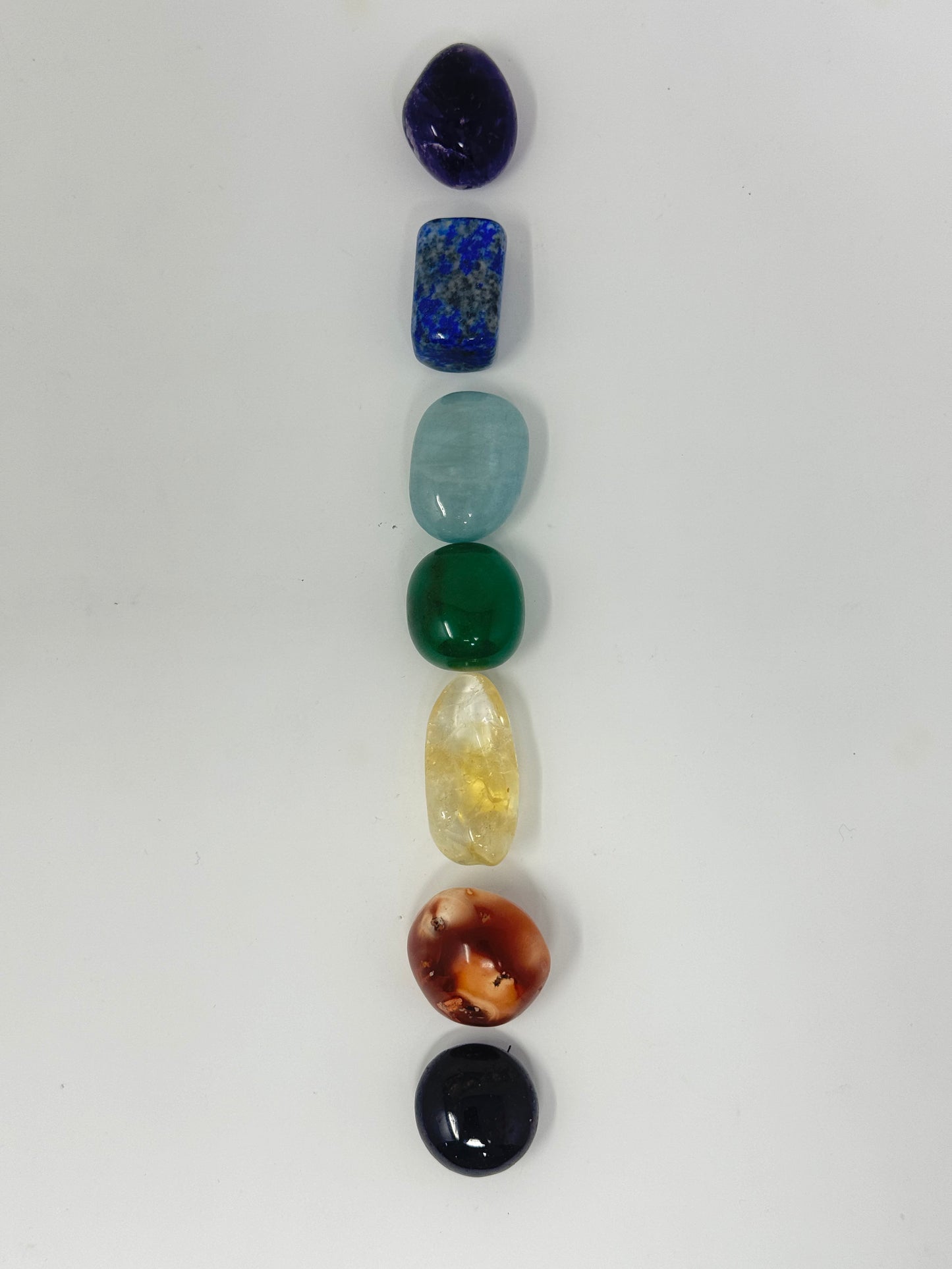 Chakra Stone Bag Set Tumbles