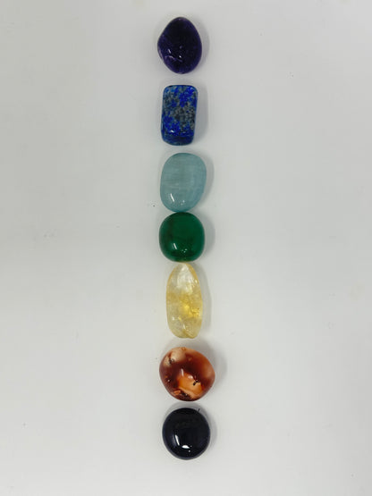 Chakra Stone Box Set Tumbles