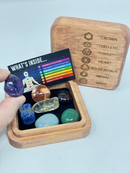 Chakra Stone Box Set Tumbles