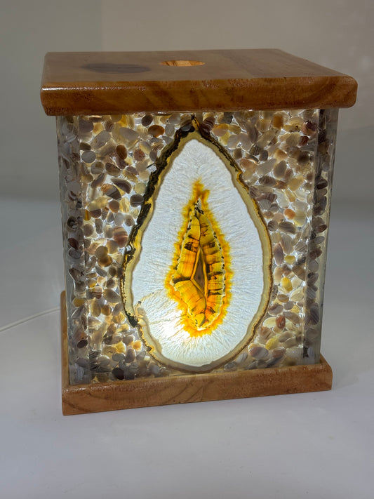 Gemstone Lamp Agate