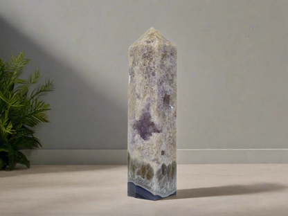 Large Amethyst Citrine Tower