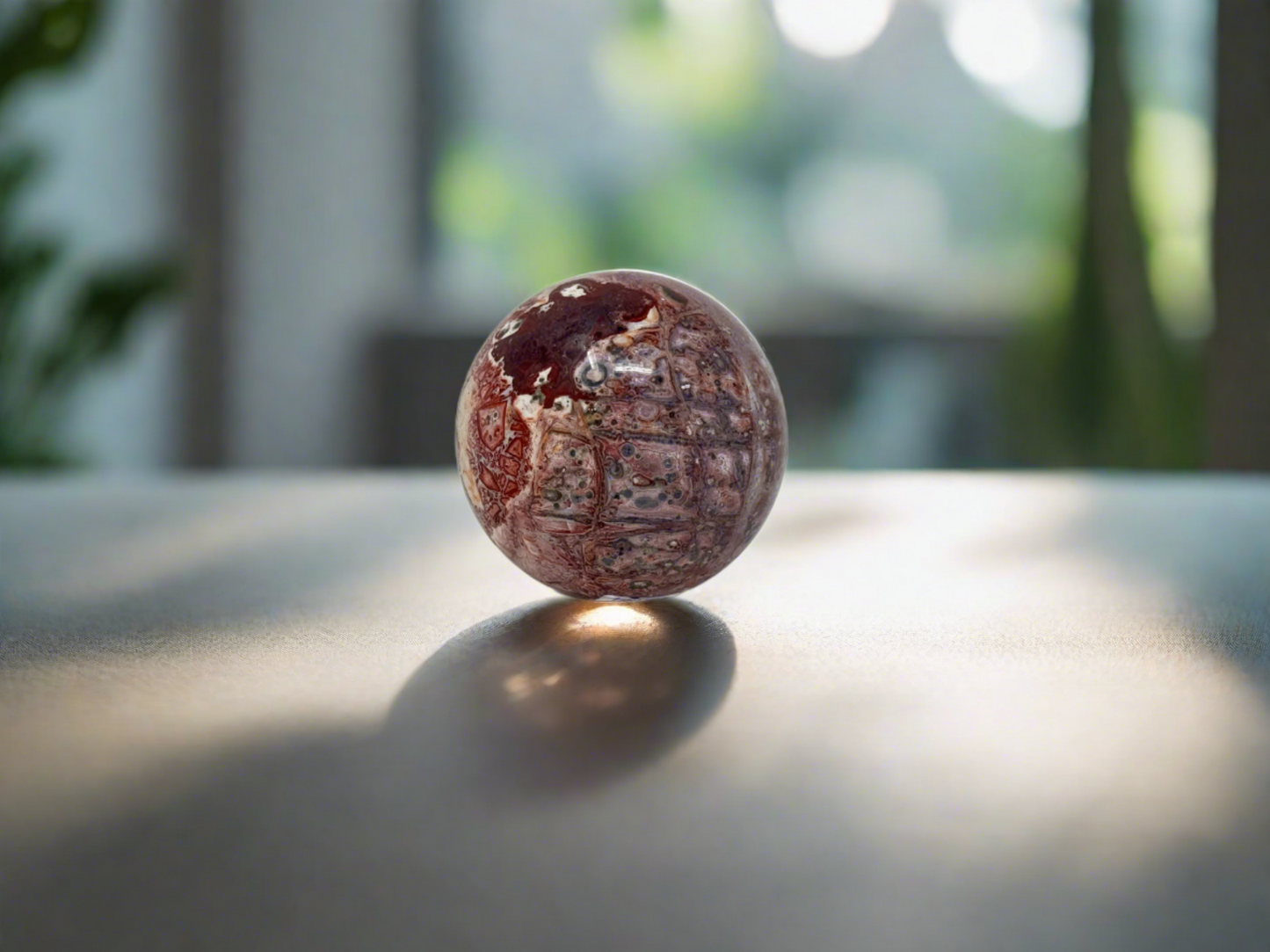 Leopard Skin Jasper Sphere