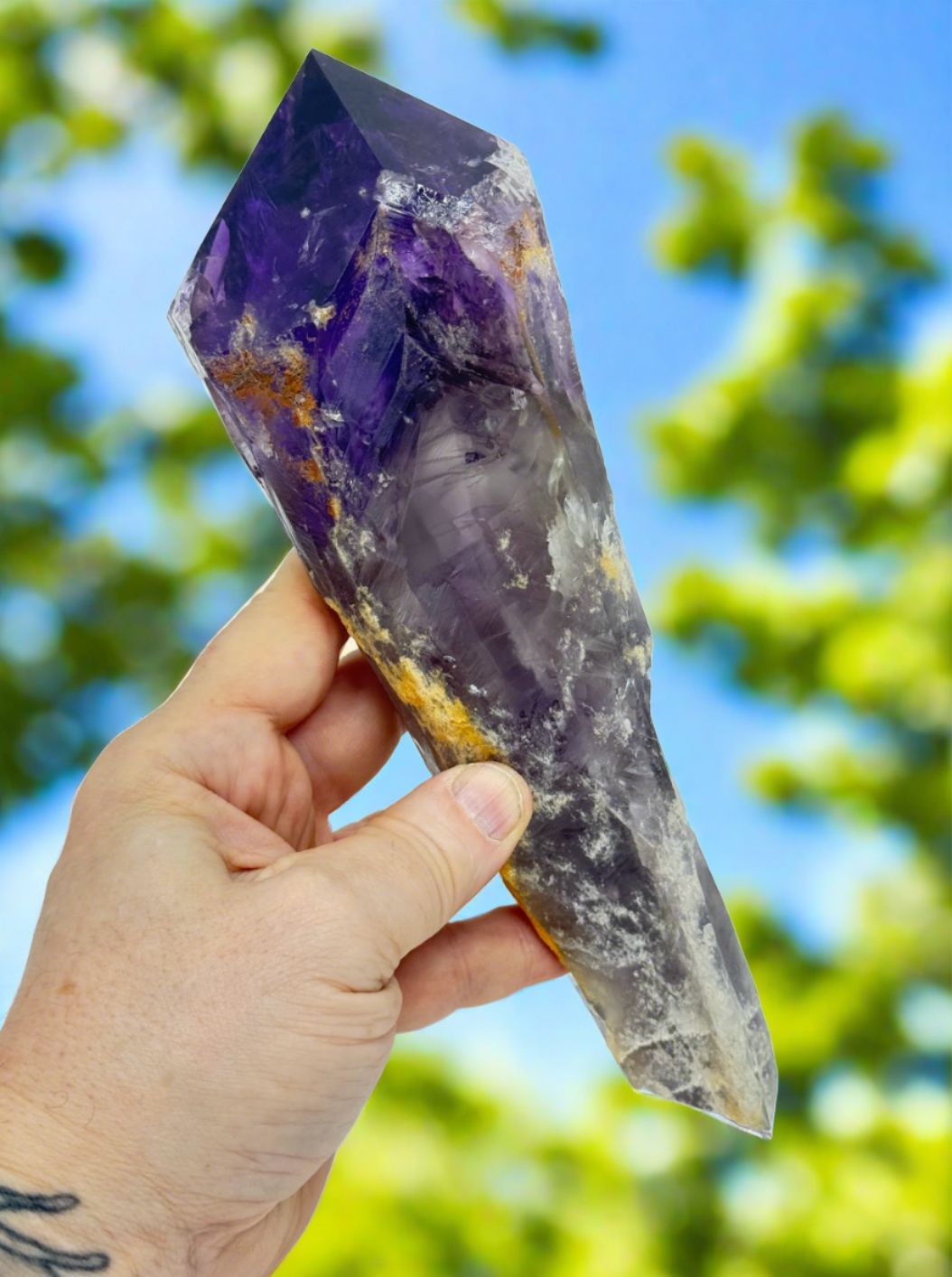 Large Amethyst Wand/Roots