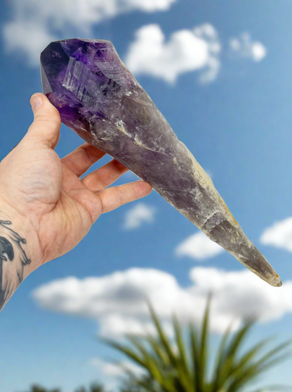 Extra-Large Amethyst Wand/Roots