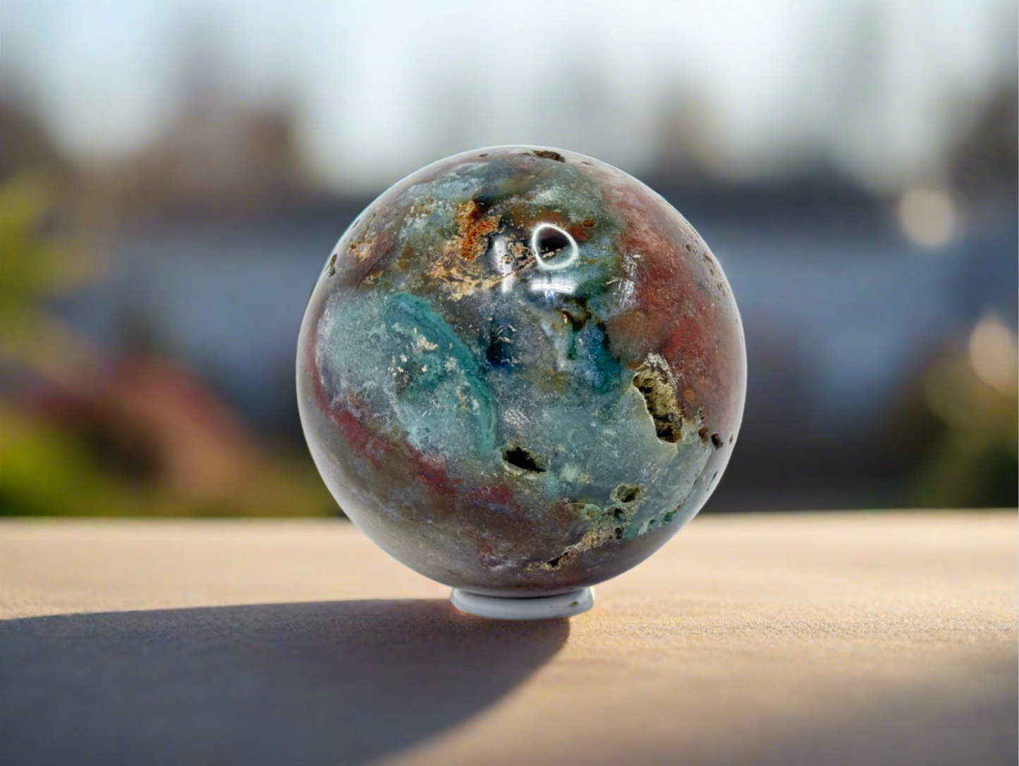 Ocean Jasper Sphere