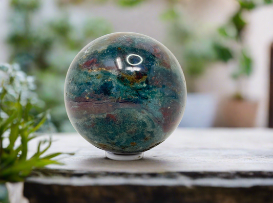 Ocean Jasper Sphere