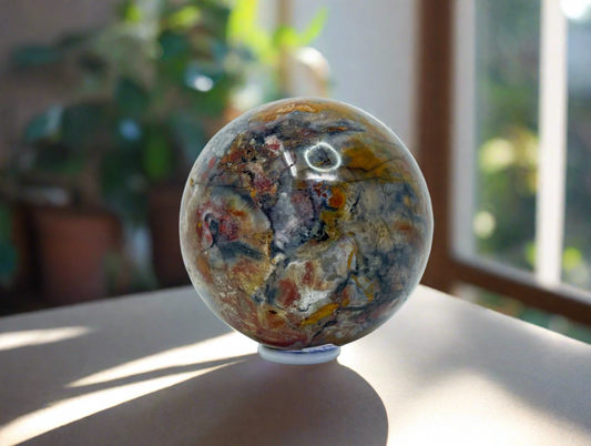 Ocean Jasper Sphere